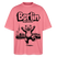 Berlin Souvenir-Oversized Unisex Bio T-Shirt-BERLIN ICK LIEBE DIR - Pink 