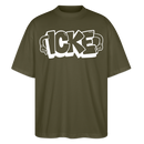 ICKE-Oversized Unisex Bio T-Shirt - Khaki