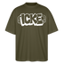 ICKE-Oversized Unisex Bio T-Shirt - Khaki