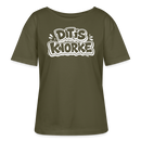 DIT IS KNORKE-Rundhals Frauen Bio-T-Shirt - Khaki