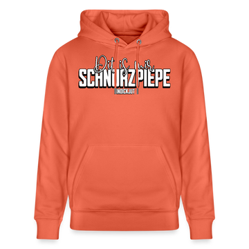 SCHNURZPIEPE-Unisex Bio-Hoodie - Hellrot