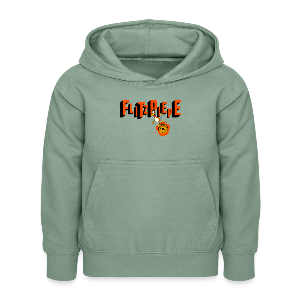 FLITZPIEPE - Kinder Hoodie - Graugrün