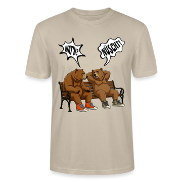 Berliner Bär Shirt mit Berliner Schnauze-WATN?NÜSCHT!-Unisex T-Shirt - Beige
