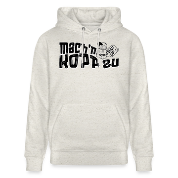 MACH N KOPP ZU-Unisex Bio-Hoodie - Beige meliert