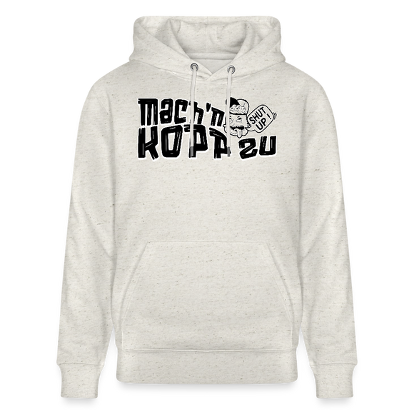 MACH N KOPP ZU-Unisex Bio-Hoodie - Beige meliert