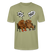 Berliner Bär Shirt mit Berliner Schnauze-WATN?NÜSCHT!-Unisex T-Shirt - Nebelgrün