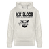 ICK GLOB, MEEN SCHWEIN PFEIFT!-Unisex Bio-Hoodie - Beige meliert