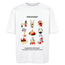 MESCHUGGE?- Unisex Oversize Bio-T-Shirt - Weiß