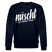 Berliner Spruch-NÜSCHT FÜR SCHWACHE NERVEN-Unisex Bio-Sweatshirt - Navy