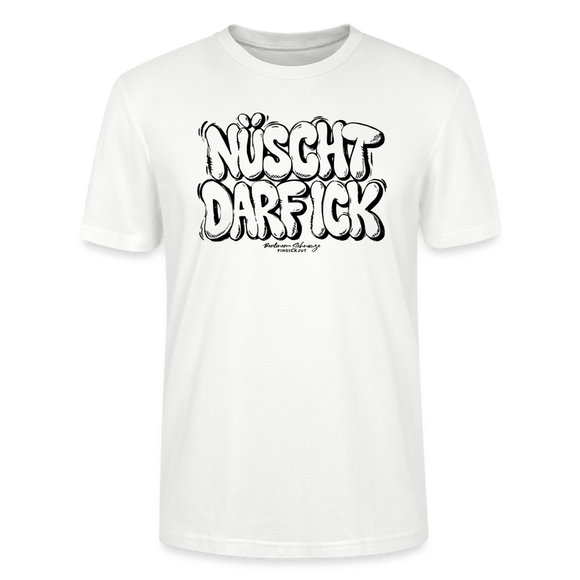 Berlin Shirt-NÜSCHT DARF ICK-Unisex T-Shirt - Weiß