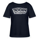 TACHCHEN IHR FLITZPIEPEN-Berlin Shirt-Rundhals Frauen Bio-T-Shirt - Navy