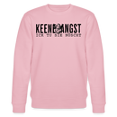 KEENE ANGST ICK TU SIE NÜSCHT-Unisex Bio-Sweatshirt - Hellrosa