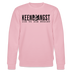 KEENE ANGST ICK TU SIE NÜSCHT-Unisex Bio-Sweatshirt - Hellrosa