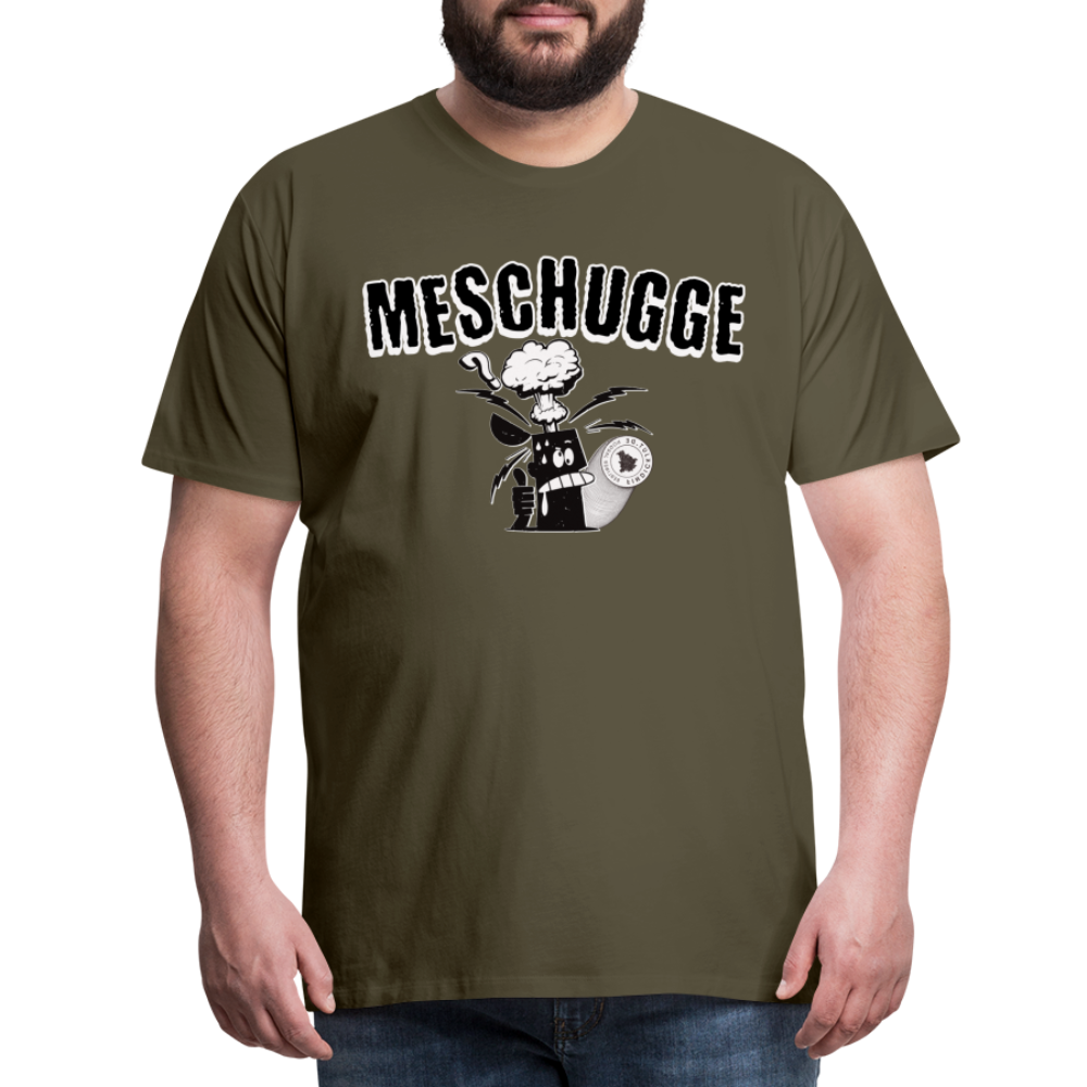 MESCHUGGE - Männer Premium T-Shirt - Khaki