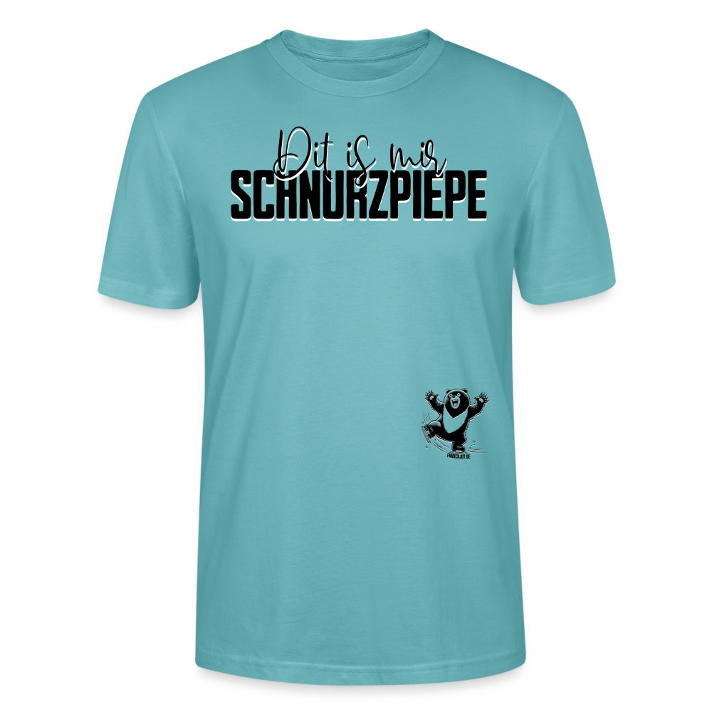 SCHNURZPIEPE - Unisex T-Shirt Bio - Pastelltürkis