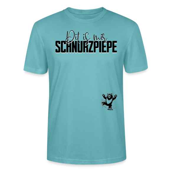 SCHNURZPIEPE - Unisex T-Shirt Bio - Pastelltürkis
