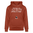 Berliner Spruch-Einfach AUS DAFFKE-Unisex Bio-Hoodie - Terrakotta
