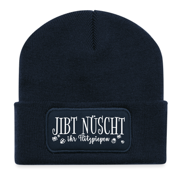 JIBT NÜSCHT zu Weihnachten in Berlin-Beanie - French Navy