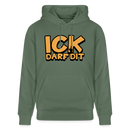 ICK DARF DIT - Bio-Hoodie CRUISER - Tanngrün