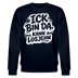 ICK BIN DA, KANN LOSJEHN-Unisex Bio-Sweatshirt II-mit Berliner Spruch - Navy