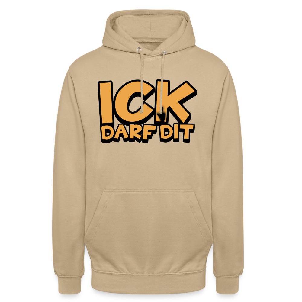 ICK DARF DIT - Hoodie - Beige