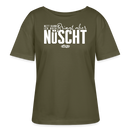 NETT KANN ICK OOCH-Rundhals Frauen Bio-T-Shirt dunkel - Khaki