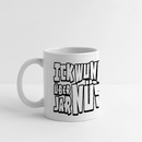 Berliner Spruch-ICK WUNDER MIR-Panoramatasse - Weiß