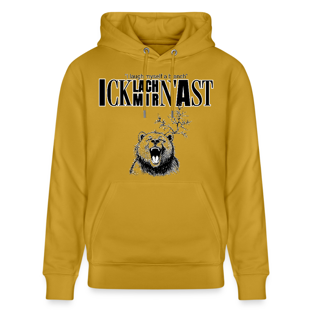 ICK LACH MIR N AST-Unisex Bio-Hoodie - Ocker