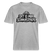 Berliner Bär-DIT IS MIR SCHNURZPIEPE-RELAXED FIT Unisex bio T-Shirt - Grau meliert