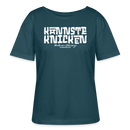 Berliner Spruch-KANNSTE KNICKEN-Rundhals Frauen Bio-T-Shirt - Dunkles Petrol