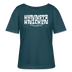 Berliner Spruch-KANNSTE KNICKEN-Rundhals Frauen Bio-T-Shirt - Dunkles Petrol