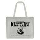 Berlin Statement-ICK LACH MIR N AST Design-Einkaufstasche - Grau meliert