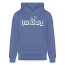Unisex Bio-Hoodie mit dem Original Berliner Spruch - Flitzpiepe - Blau