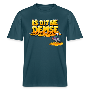 Berlin Shirt-IS DIT NE DEMSE-RELAXED FIT Unisex Organic T-Shirt - Dunkles Petrol