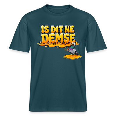 Berlin Shirt-IS DIT NE DEMSE-RELAXED FIT Unisex Organic T-Shirt - Dunkles Petrol