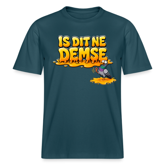 Berlin Shirt-IS DIT NE DEMSE-RELAXED FIT Unisex Organic T-Shirt - Dunkles Petrol