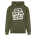 Berliner Spruch-Unisex Bio-Hoodie-BIN DA, KANN LOSJEHN - Khaki Grün