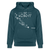 Weihnachten in Berlin 25-JIBT NÜSCHT-Unisex Bio-Hoodie - Dunkles Petrol