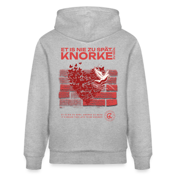 SEI KNORKE - Unisex Bio-Hoodie - Grau meliert