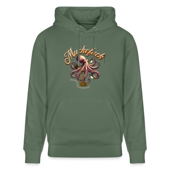 MUCKEFUCK - Unisex Bio-Hoodie - Tanngrün