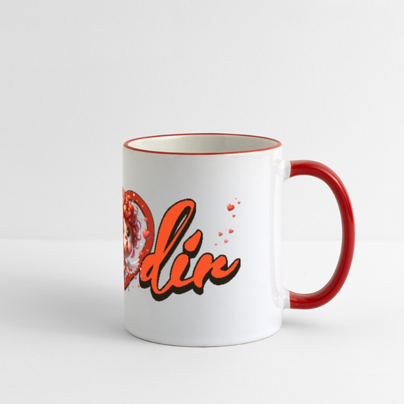 ICK ❤️DIR-Panoramatasse - Weiß/Rot