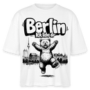 Berlin Souvenir-Frauen Boxy Bio-T-Shirt-BERLIN ICK LIEBE DIR - Weiß