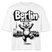 Berlin Souvenir-Frauen Boxy Bio-T-Shirt-BERLIN ICK LIEBE DIR - Weiß