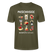 Berliner Verrücktheit-MESCHUGGE-Unisex T-Shirt BIO - Khaki