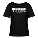 Berliner Begrüssung-TACHCHEN IHR FLITZPIEPEN-Rundhals Frauen Bio-T-Shirt - Schwarz