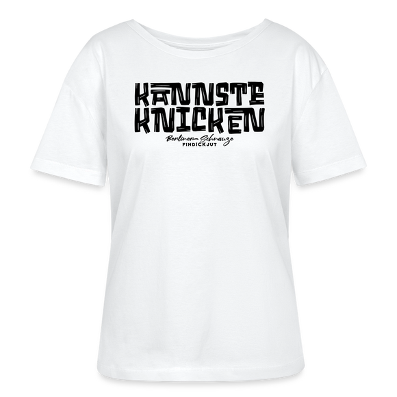 Rundhals Frauen Bio-T-Shirt - Weiß