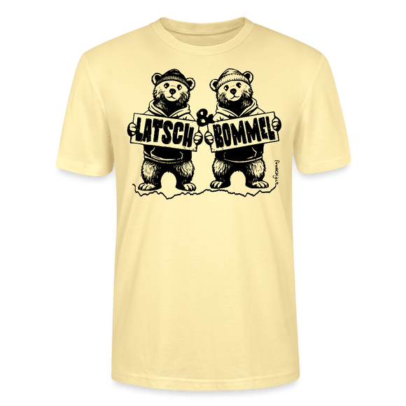 LATSCH & BOMMEL-Unisex T-Shirt Bio - Creme