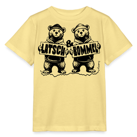 LATSCH & BOMMEL-Kinder Bio T-Shirt - Gelb Viva 