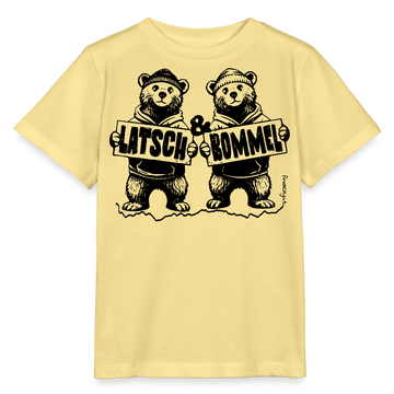 LATSCH & BOMMEL-Kinder Bio T-Shirt - Gelb Viva 
