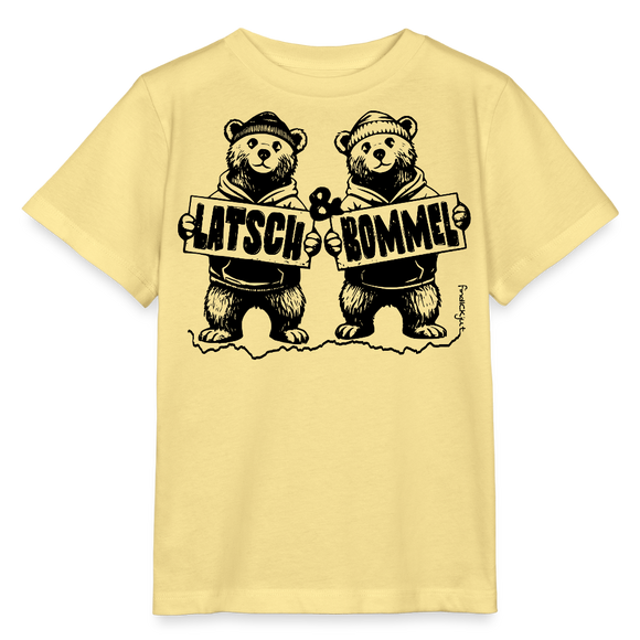 LATSCH & BOMMEL-Kinder Bio T-Shirt - Gelb Viva 